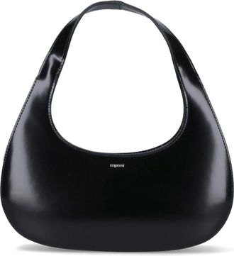 Coperni Loop Swipe Bag - Dames - Handtassen - Zwart - ONE Size - Leer - Tassen