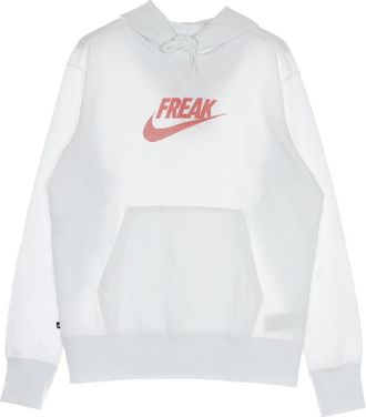 Nike Freak Pullover Hoodie Summit White - Heren - Sportshirts - Grijs - S - Katoen - Fitness