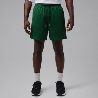 Nike Jordan Mens Jordan Brooklyn Mesh Shorts in Green | IR1419-341