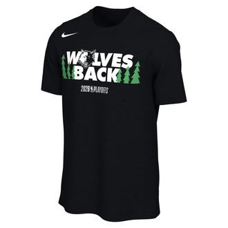 Nike Minnesota Timberwolves Nike Mens Basketball T-Shirt in Black | JF1831-010