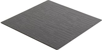 Emuca Esterilla Antideslizante Para Cajones, Net, Longitud 20m X 480mm, Pl&aacute;stico, Gris Antracita - Emuca