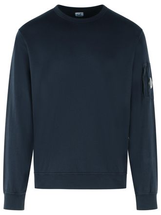C.P. Company Blauer Baumwollpullover