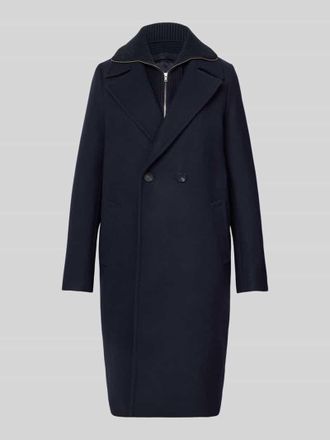 Cinque Mantel aus Woll-Mix Modell ISALIE in Marine, Gr&ouml;&szlig;e 36