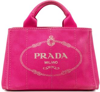 Prada Pre-owned Prada Small Canvas Canapa Logo Tote Ladies 9Z10UOTNTZA51U19