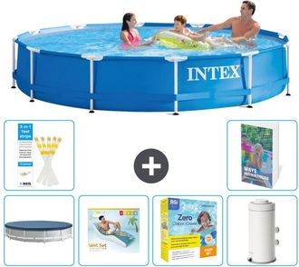 Intex Piscina Con Estructura Redonda - 366x76 Cm - 7-piezas S135
