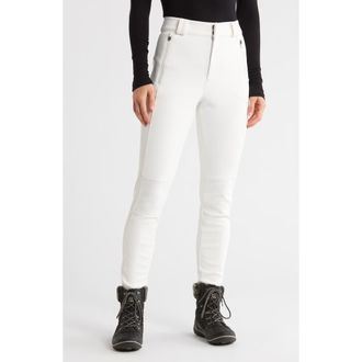 Free People Chill Factor Water Resistant Leggings in White/Black at Nordstrom Rack, Size Small