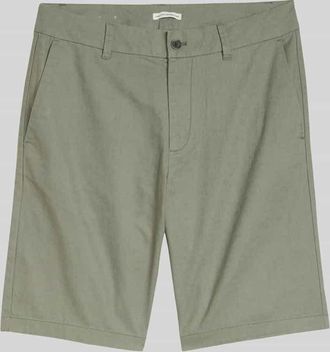 Tom Tailor Denim Regular Fit Bermuda aus Leinen-Baumwolle-Mix in Mint, Gr&ouml;&szlig;e XXL