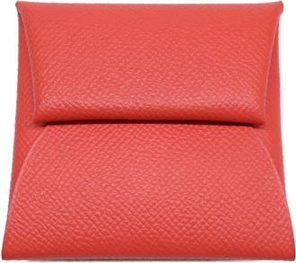 Herm&egrave;s Orange Epsom Leather Coin Purse/Coin Case (Pre-Owned)