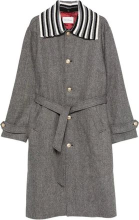 Dr&ocirc;le de Monsieur Jassen, Heren, Grijs, L, Tweed, Le Manteau Tweed