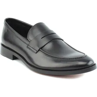 Gordon Rush Henderson Penny Loafer in Black Leather at Nordstrom Rack, Size 11.5