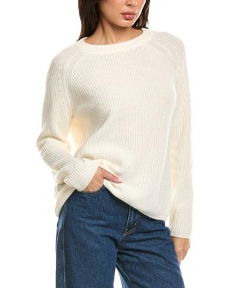 The Cashmere Project The Cashmere Project Shaker Crewneck Cashmere Sweater