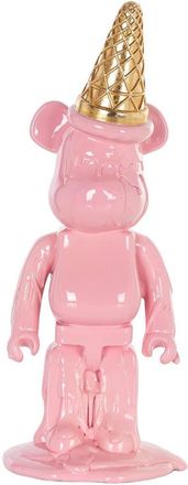 Richmond Interiors Design Dekorationsobjekt Ice Bear Rosa, 40 x 16 cm
