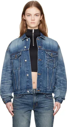 ブルゾン PALM ANGELS DENIM JACKET WITH JUNGLE INSERT Palm Angels jungle insert denim jacket from $424.00 - on