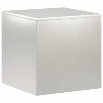 vidaXL Soporte De Plantas Plateado 40 X 40 X 40 Cm Acero Vidaxl