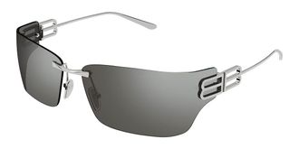 Balenciaga BB0485SA Asian Fit 003 Mens Sunglasses Gunmetal Size 76