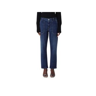 Pinko Straight Jeans, female, Blue, Size: W25 Straight-Leg Denim Jeans