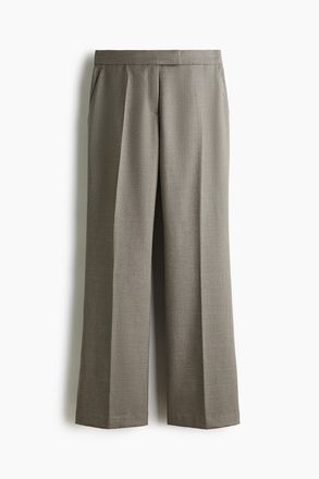 H&M Ausgestellte Hose aus Wollmix - Greigemeliert