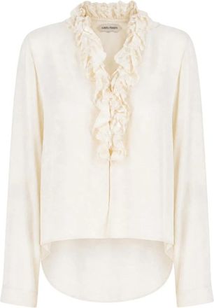 Alberta Ferretti Blouses - Dames - Blouses - Wit - L - Overhemden