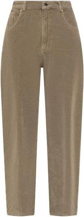 Seventy Pantalone in velluto di cotone - Dames - Broeken - Bruin - 2XS - Katoen - Broeken