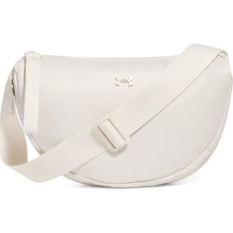 Under Armour Studio Water Resistant Shoulder Bag in Stone/Stone at Nordstrom