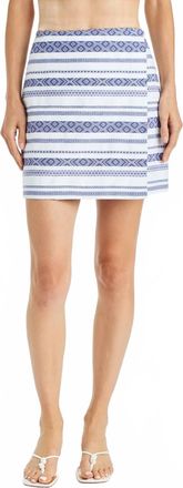Drew Wonder Mini Skirt In Indigo