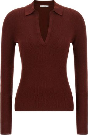 Max Mara Angel Polo Shirt - Tops - Mujer - Rojo - XS