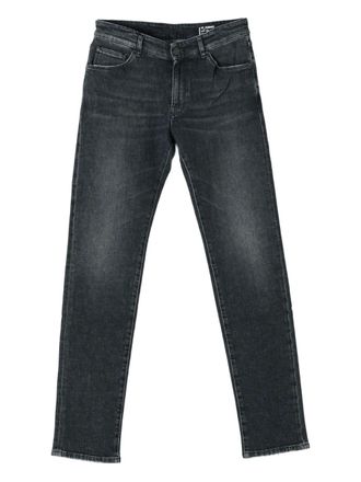 Pantaloni Torino five-pocket denim jeans - Black