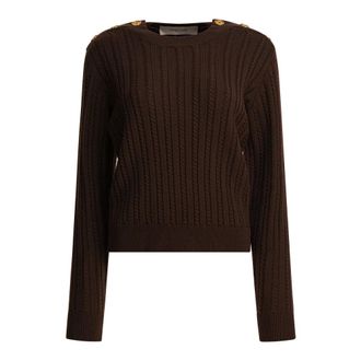 Golden Goose Dames, Truien, Bruin, Maat: M Wol