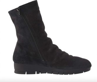 Eric Michael Womens Ren Leather Boot In Black