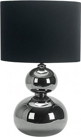 Fabrilamp Sobremesa Ceramica Roa 1xe27 Cromo Pantalla Negra 51x30x30 Cm