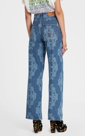 La DoubleJ The Better Than Your Boyfriend S Jeans in Laser Bast Blue at Nordstrom, Size 28
