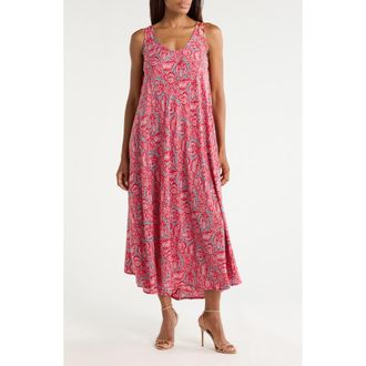 La Fiorentina Flowy Tank Dress in Coral Pink at Nordstrom Rack, Size X-Small