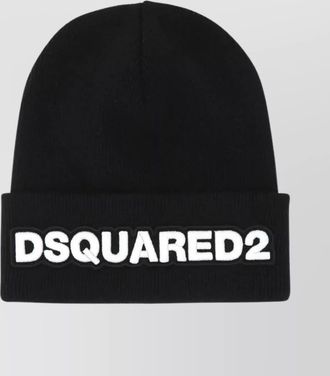 Dsquared2 ribbed wool beanie