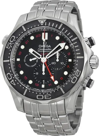 Omega Pre-owned Omega Seamaster Diver Automatic Chronograph Mens Watch 21230445201001