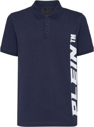 Philipp Plein Tops, Heren, Blauw, 2Xl, Katoen, Polo shirt SS
