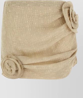 Magda Butrym 02 skirt draped design textured fabric