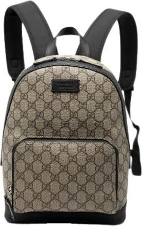 Gucci Pre-owned Backpacks, female, Brown, Size: ONE SIZE Pre-owned Vintage Backpack