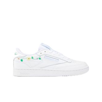 Reebok Female Adult Club C 85 FTWWHT/FTWWHT/PALBLU 4.5 White