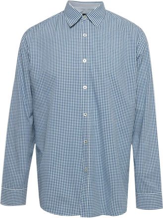 BOSS Camicia a quadri in cotone - Blu