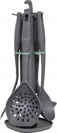 5five Simply Smart 5five N&eacute;o Juego De Utensilios De Cocina Gris Claro 5 Piezas