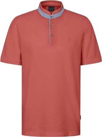 Bugatti Poloshirt BUGATTI, Herren, Gr. XL, 910, apricot, 100% Baumwolle, unifarben, normal, ohne Ausschnitt, Rippb&uuml;ndchen, Shirts Poloshirt, mit Stehkragen