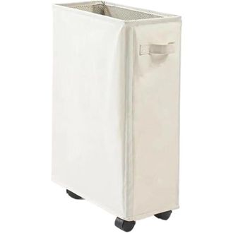 OEM Cesto De Ropa Plegable De 44 Litros Con Ruedas - Tejido Oxford 600d De Alta Densidad - Dimensiones: 38 X 20 X 55 Cm - Impermeable Para Espacios Reduci