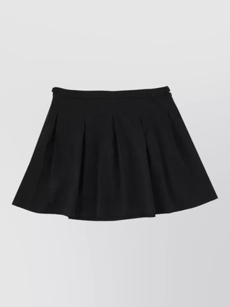 Our Legacy wool pleated mini skirt