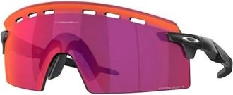 Oakley Encoder Strike Vented - Heren - Zonnebrillen - Zwart - 39 MM - Leer - Accessoires