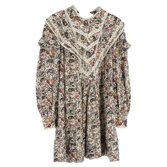 Isabel Marant &Eacute;toile Rebel Paisley Mini Dress in Floral Print Cotton