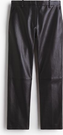 H&M Lederhose - Schwarz