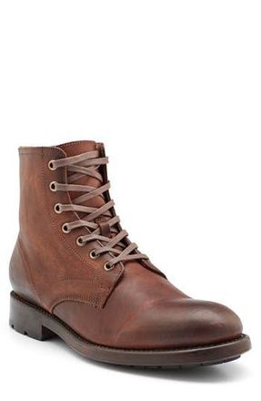 Frye Bowery Lace-Up Boot in Cognac at Nordstrom Rack, Size 10