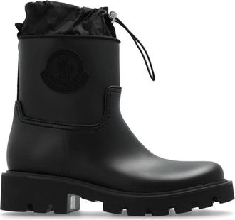 Moncler Kickstream Regenlaarzen in Zwart - Dames - Regenlaarzen - Zwart - 39 EU - Nylon - Schoenen