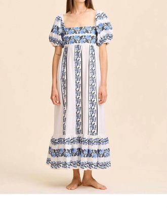 Mille Kaiya Dress In Santorini Embroidery