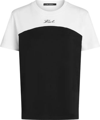 Karl Lagerfeld short-sleeves cotton T-shirt - Black